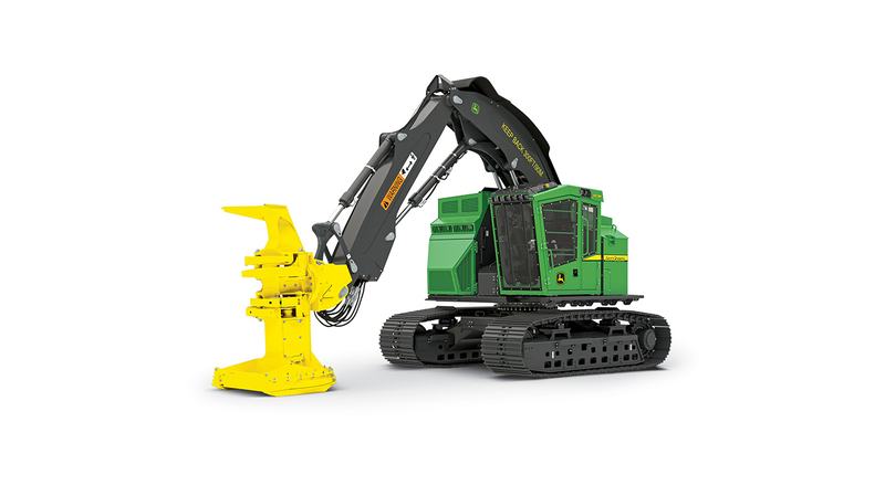 Talador apilador John Deere 803M con cabezal de discos