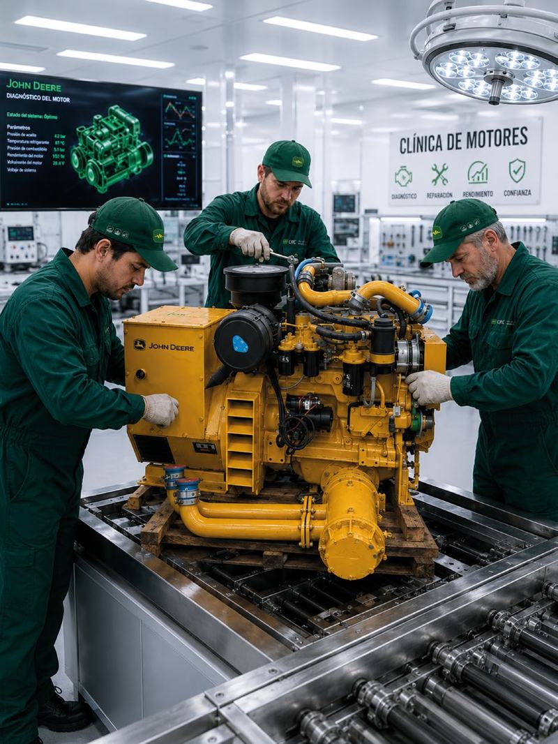 Campaña CRC: reparación y reacondicionamiento de un motor