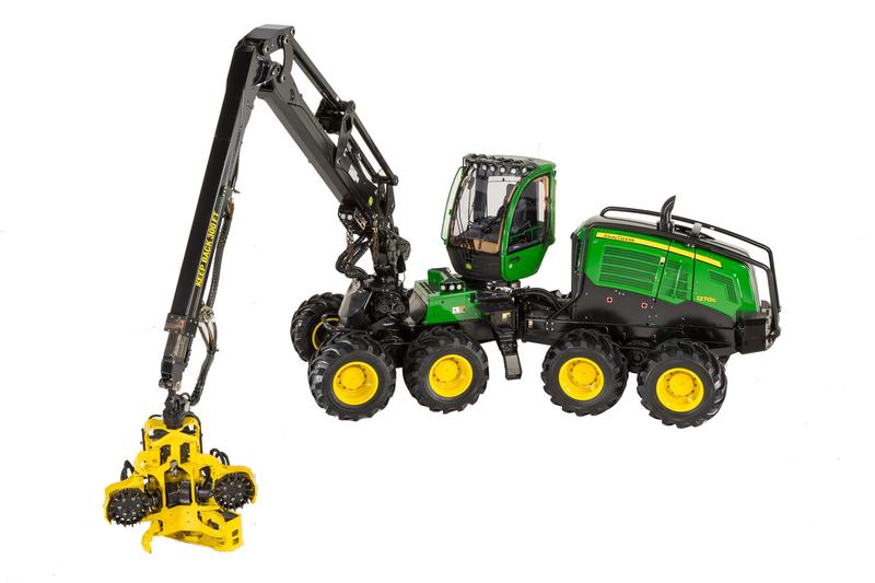 Harvester de ruedas John Deere 1270G con cabezal cosechador