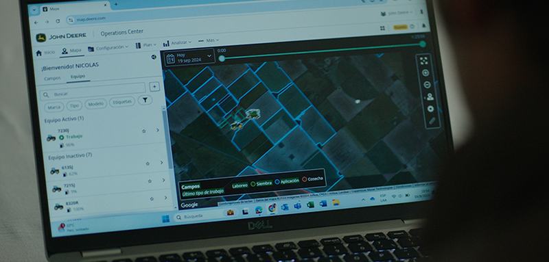 Una pantalla de computadora que muestra el Centro de Operaciones.